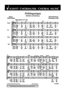 Hauptmann, M: Sechs Chorlieder op. 32