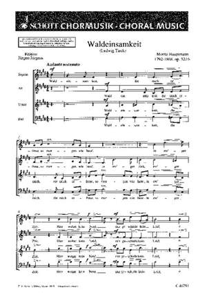 Hauptmann, M: Sechs Chorlieder op. 32