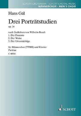 Gál, H: Drei Porträtstudien op. 34