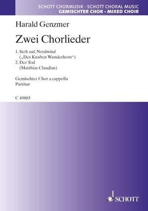 Genzmer, H: Zwei Chorlieder GeWV 30