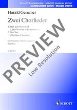 Genzmer, H: Zwei Chorlieder GeWV 30 Product Image