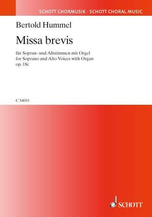Hummel, B: Missa brevis op. 18c