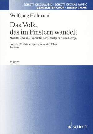 Hofmann, H W: Das Volk, das im Finstern wandelt