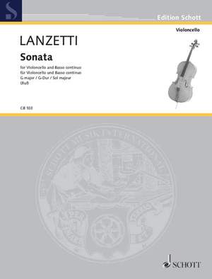 Lanzetti, S: Sonata G-Dur G major op. 1/1