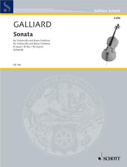 Galliard, J E: Sonata D Major D major