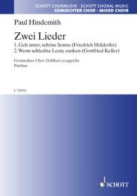 Hindemith, P: Zwei Lieder