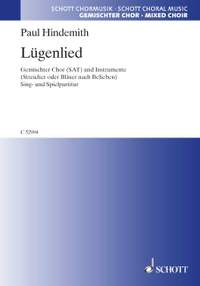 Hindemith, P: Lugenlied