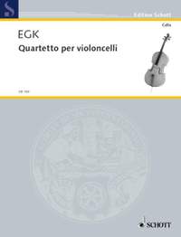 Egk, W: Quartetto per violoncelli
