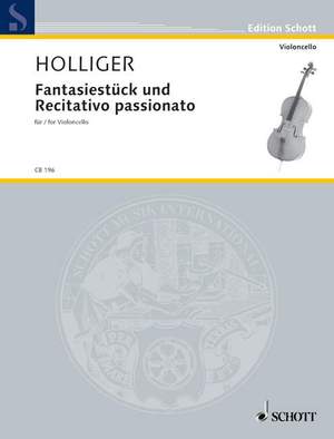 Holliger, H: Fantasiestück und Recitativo passionato