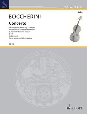 Boccherini, L: Concerto No. 2 in D Major G 479