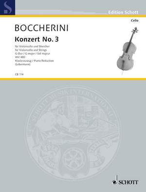 Boccherini, L: Concerto No. 3 in G Major WV 480