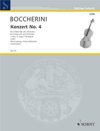 Boccherini, L: Concerto No. 4 C Major G 481