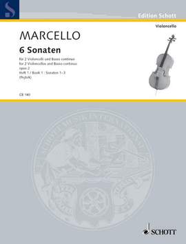 Marcello, B: Six Sonatas Vol. 1