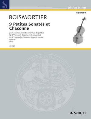 Boismortier, J B d: 9 Petites Sonates et Chaconne op. 66