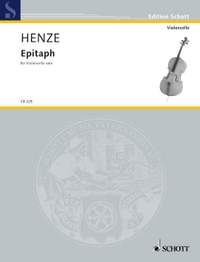 Henze, H W: Epitaph