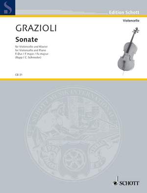 Grazioli, G B: Sonate F-Dur F major