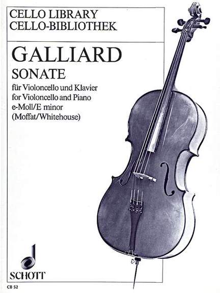 Galliard, J E: Sonate e-Moll E minor