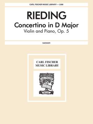 Rieding: Concertino Op.5 in D major