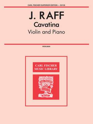 Joseph-Joachim Raff: Cavatina (Perlman)