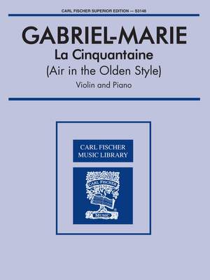 Jean Gabriel Marie: Cinquantaine