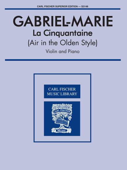 Jean Gabriel Marie: Cinquantaine