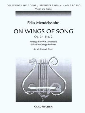 Mendelssohn Bartholdy, F: On Wings Of Song op. 34/2