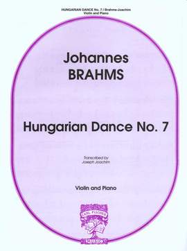Johannes Brahms: Hungarian Dance No.7