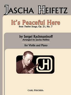 Rachmaninoff, S: It's Peaceful Op. 21 No. 7