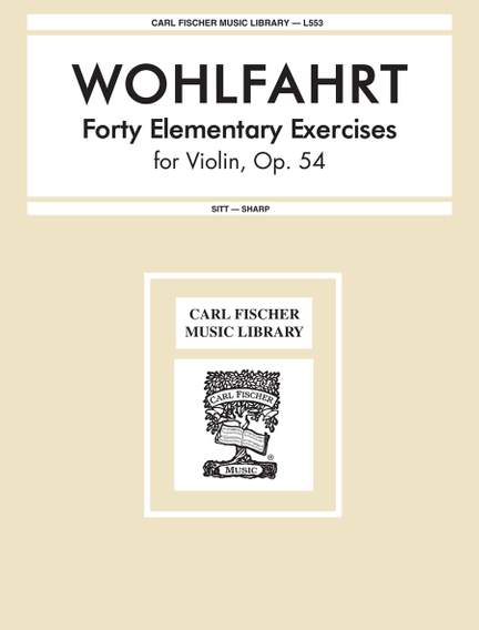 Wohlfahrt: 40 Elementary Exercises Op.54