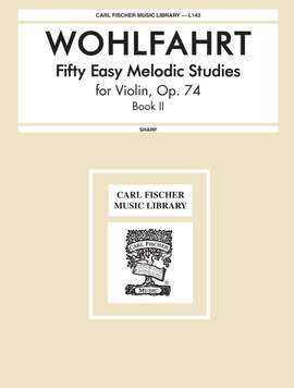 Wohlfahrt: 50 Easy and melodic Studies Op.74, Vol.2