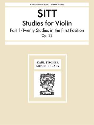 Sitt: 100 Studies Op.32, Vol.1 (ed. G.Saenger)