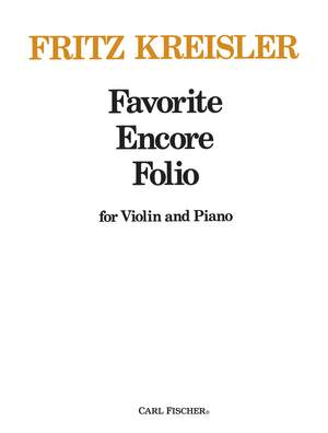 Felix Mendelssohn Bartholdy_Charles Robert Valdez: Favorite Encore Folio