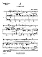 Johann Sebastian Bach: Sarabande Product Image