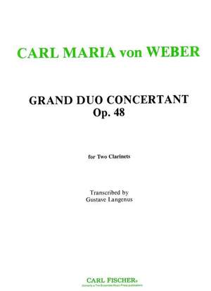 Carl Maria von Weber: Grand Duo Concertant