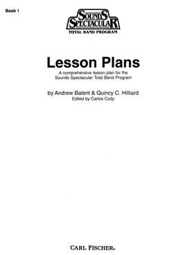 Quincy C. Hilliard_Andrew Balent: Lesson Plans