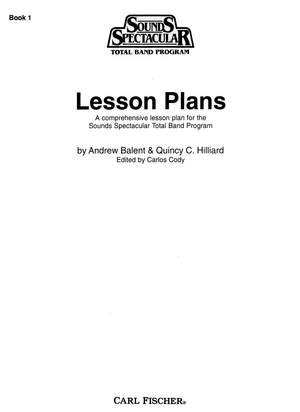 Quincy C. Hilliard_Andrew Balent: Lesson Plans