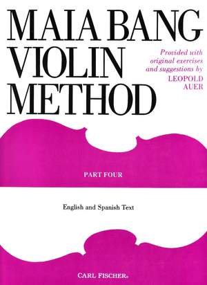 Maia Bang Violin Method Part Four