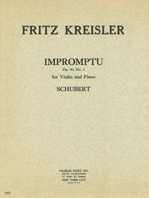 Franz Schubert: Imromptu No.3