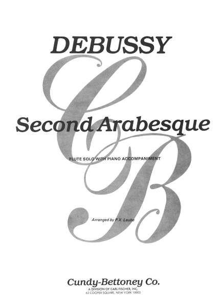 Claude Debussy: Second Arabesque