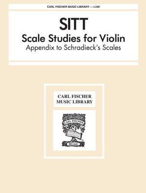 Hans Sitt: Scale Studies for Violin