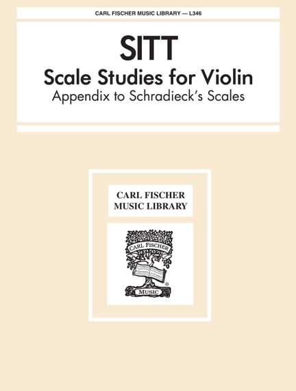 Hans Sitt: Scale Studies for Violin