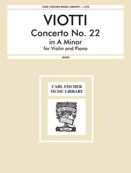 Giovanni Battista Viotti: Concerto No. 22 In A Minor