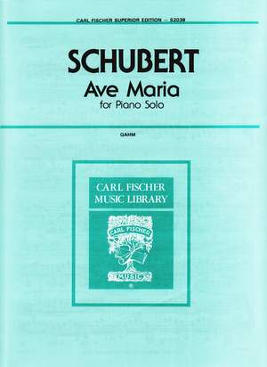 Schubert, F: `ave Maria'