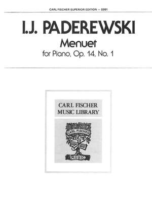 Paderewski: Menuet Op14/1