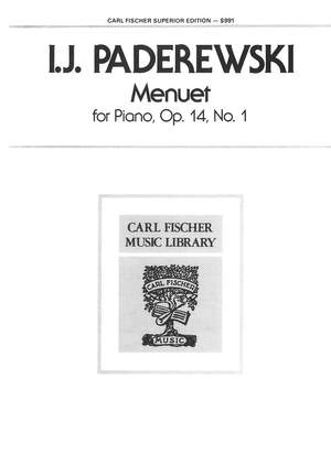 Paderewski: Menuet Op14/1
