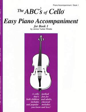 Rhoda: The ABCs of Cello Easy Piano Accompaniment for Book 1