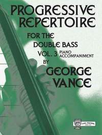 Progressive Repertoire for Double Bass - Volume 3