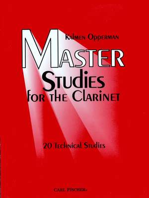 Kalmen Opperman: Master Studies for The Clarinet