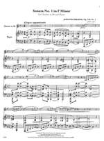Johannes Brahms: Sonata No. 1 in F Minor Product Image