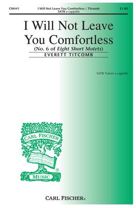 Titcomb: I will not leave you comfortless